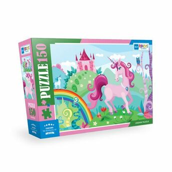 Blue Focus Unicorn - Puzzle 150 Parça