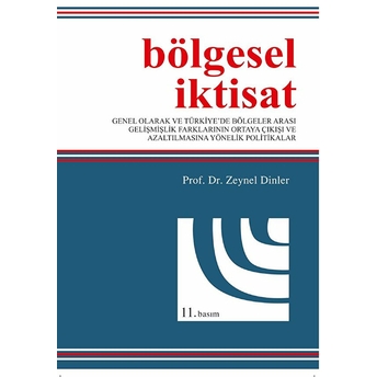 Bölgesel Iktisat Zeynel Dinler