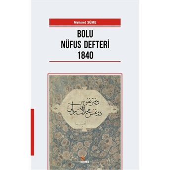 Bolu Nüfus Defteri 1840 Mehmet Süme