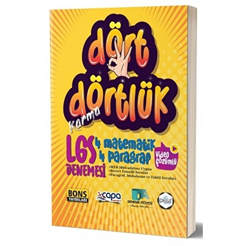 Bons Yayınları 8. Sınıf Lgs Dört Dörtlük Karma Denemesi