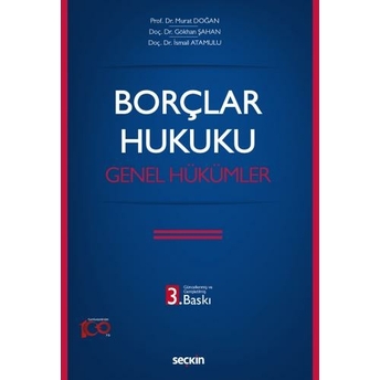 Borçlar Hukuku Genel Hükümler Gökhan Şahan