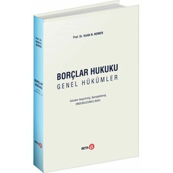 Borçlar Hukuku Genel Hükümler Haluk N. Nomer