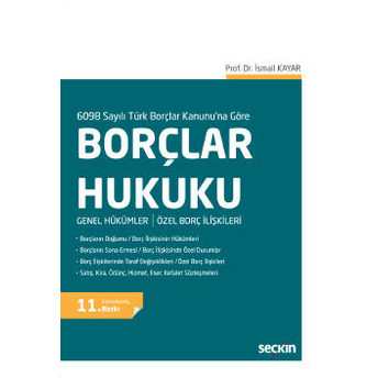 Borçlar Hukuku Ismail Kayar