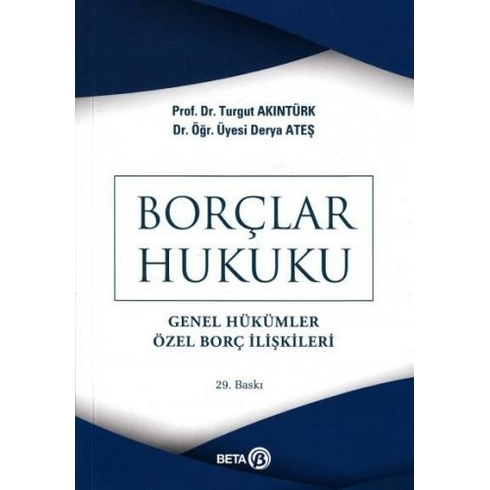 Borçlar Hukuku - Turgut Akıntürk