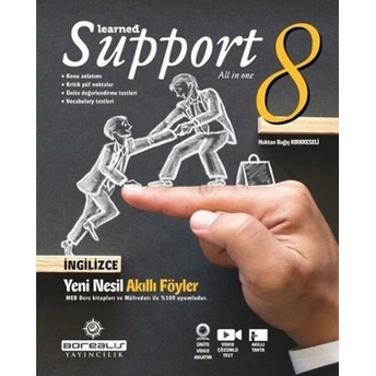 Borealıs Yayıncılık 8. Sınıf Learned Support All In One 8 Haktan Bağış Kırkkeseli