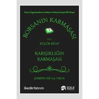 Borsanın Karmaşası Için Küçük Kitap Joseph De La Vega