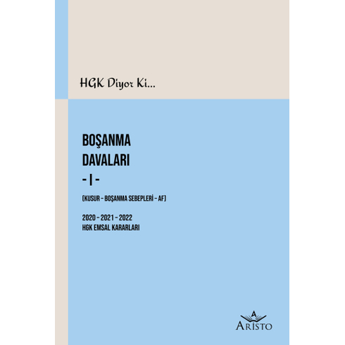 Boşanma Davaları -I Komisyon