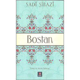 Bostan Cep Boy Şirazlı Şeyh Sadi