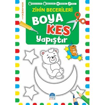 Boya Kes Yapıştır - Zihin Becerileri 6 Yaş Komisyon