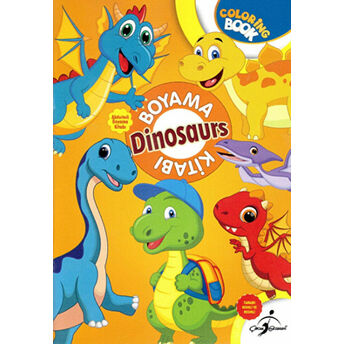 Boyama Kitabı - 4 Dinosaurs Kolektif