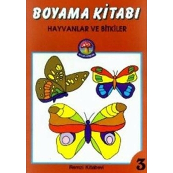 Boyama Kitabı Hayvanlar Ve Bitkiler Derleme