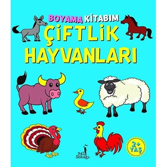 Boyama Kitabım_Çitflik Hayvanları (21-24Cm) 24 Sayfa Kolektif