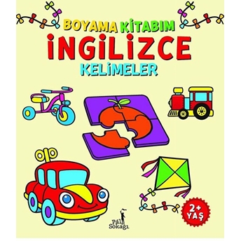 Boyama Kitabım_Ingilizce Kelimeler (21-24Cm) 24 Sayfa Kolektif