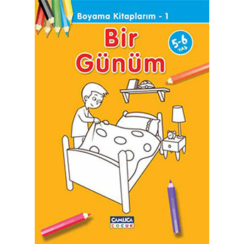 Boyama Kitaplarım 1 - Bir Günüm Abdullah Özbek