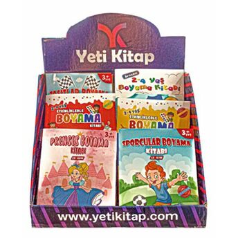 Boyama Ve Aktivite Kitapları Standı (120 Kitap)