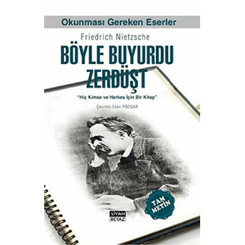 Böyle Buyurdu Zerdüşt Friedrich Wilhelm Nietzsche