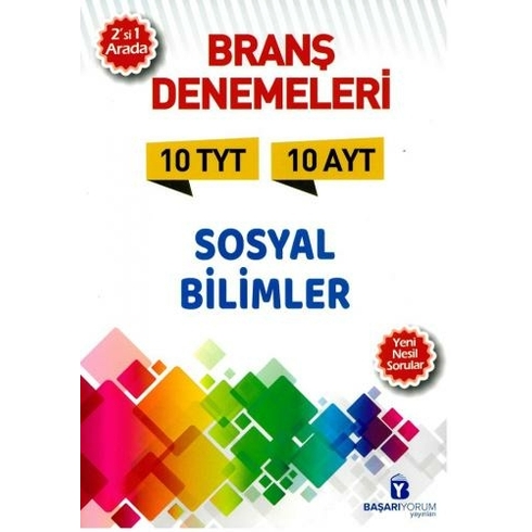 Branş Denemeleri Sosyal Bilimler 10 Tyt 10 Ayt Kolektif