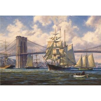 Brooklyn Köprüsünde Geçiş (Puzzle 2000) 3923