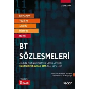 Bt Sözleşmeleri Zafer Babür