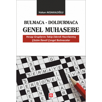 Bulmaca - Doldurmaca Genel Muhasebe