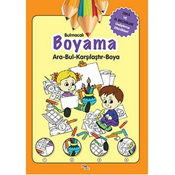 Bulmacalı Boyama Ara-Bul-Karşılaştır-Boya Gülizar Çilliyüz