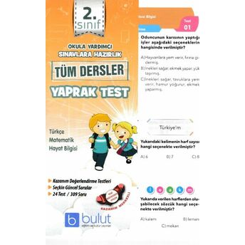 Bulut 2. Sınıf Tüm Dersler Yaprak Test Kolektif