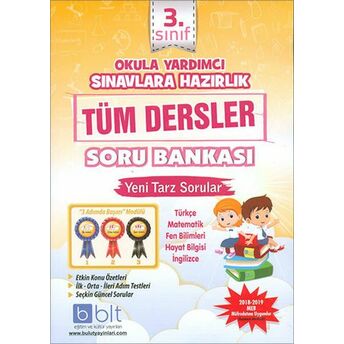 Bulut 3.Sınıf Okula Yardımcı Sınavlara Hazırlık Tüm Dersler Soru Bankası Kolektif