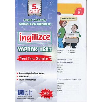 Bulut 5. Sınıf Ingilizce Yaprak Test (Yeni) Kolektif