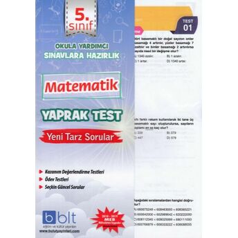 Bulut 5. Sınıf Matematik Yaprak Test (Yeni) Kolektif