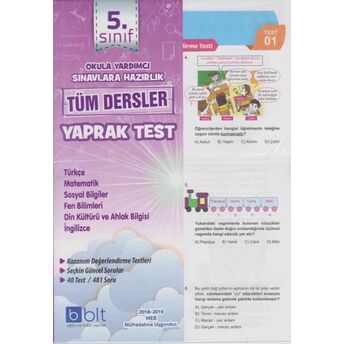 Bulut 5. Sınıf Tüm Dersler Yaprak Test Kolektif