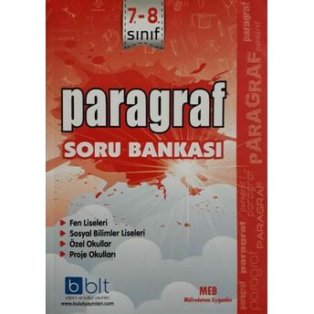 Bulut 7 - 8. Sınıf Paragraf Soru Bankası Kolektif