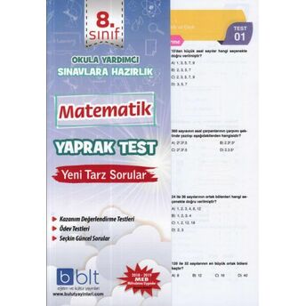 Bulut 8. Sınıf Matematik Yaprak Test Kolektif