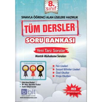 Bulut 8.Sınıf Tüm Dersler Soru Bankası Mantık-Muhakeme Soruları (Yeni) Kolektif