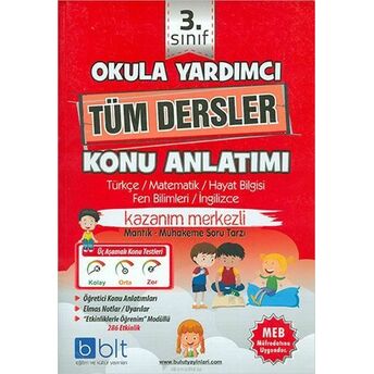 Bulut Eğitim Yayınları 3. Sınıf Tüm Dersler Konu Anlatım (Yeni) Kolektif