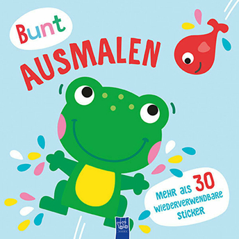 Bunt Ausmalen Cover Blau / Frosch) Kolektif