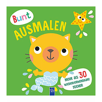 Bunt Ausmalen (Cover Grün / Meerkatze) Kolektif