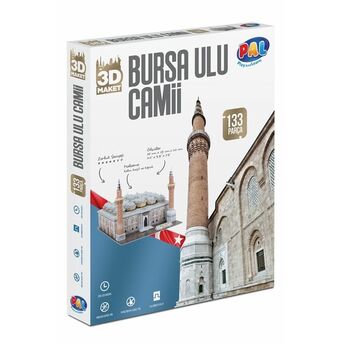 Bursa Ulu Camii 3D Puzzle 133 Parça