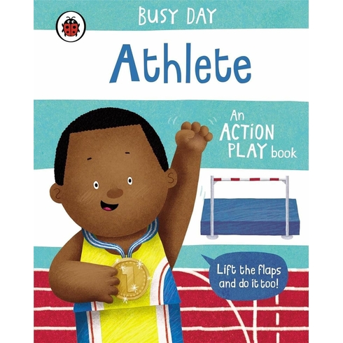 Busy Day: Athlete: An Action Play Book Ciltli Dan Green