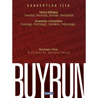 Buyrun Arnavutlar Için Türkçe Dilbilgisi Adriatik Derjaj