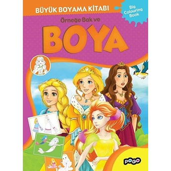 Büyük Boyama Kitabı 1 - Örneğe Bak Ve Boya Kolektif