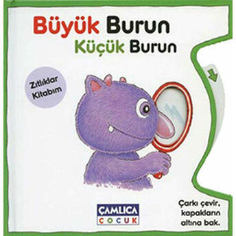 Büyük Burun Küçük Burun - Zıtlıklar Kitabım Ciltli Steve Augarde