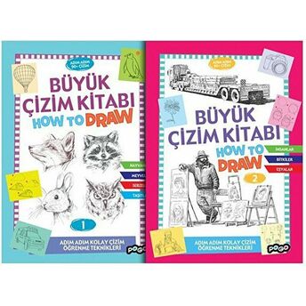 Büyük Çizim Kitabı Seti (2 Kitap Takım) Kolektif