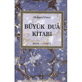 Büyük Dua Kitabı Ciltli Mehmed Emre