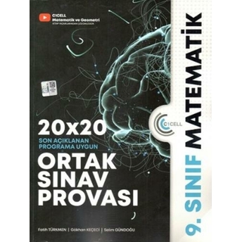 C1Cell Yayınları 9. Sınıf Matematik 20 X 20 Ortak Sınav Provası Gökhan Keçeci