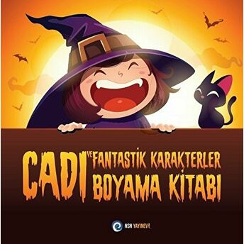 Cadı Ve Fantastik Karakterler - Boyama Kitabı Kolektif