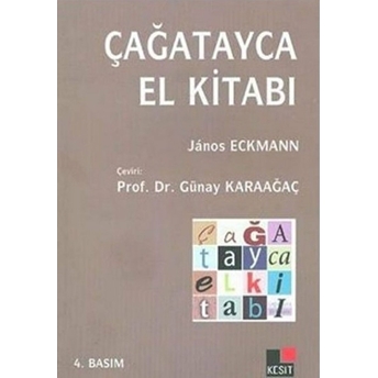 Çağatayca El Kitabı Janos Eckmann