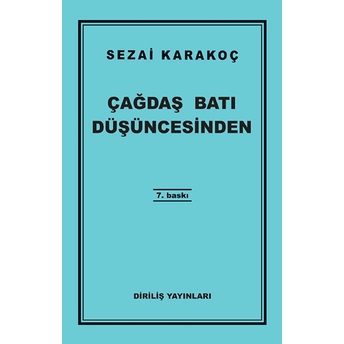 Çağdaş Batı Düşüncesinden Sezai Karakoç