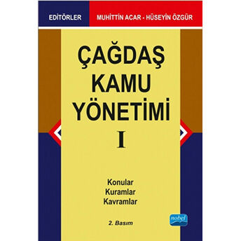 Çağdaş Kamu Yönetimi 1 Hüseyin Özgür