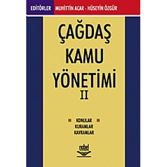 Çağdaş Kamu Yönetimi 2 Muhittin Acar