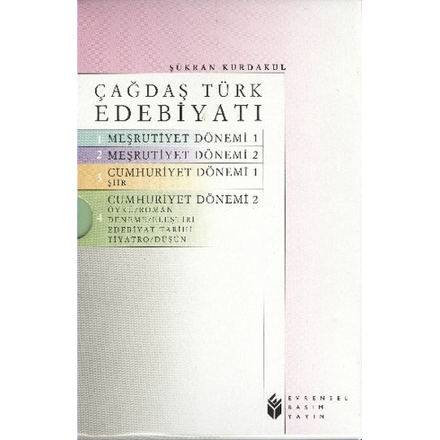 Çağdaş Türk Edebiyatı Tanzimat'tan 21. Yüzyıla Türk Edebiyatı Tarihi 4 Cilt Takım